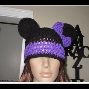 Minnie Mouse Hat with Trim Ears Guaranteed to Stay Up Size Teen-Adult